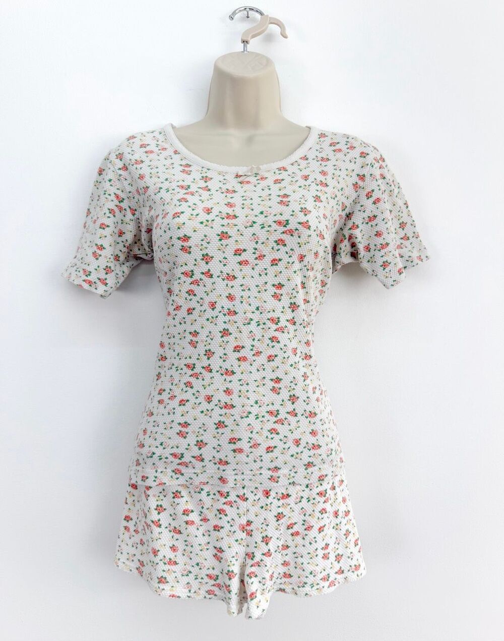 Victoria’s Secret Country Ditzy Floral Waffle Knit Shortsleeved Shorts Pajama Se